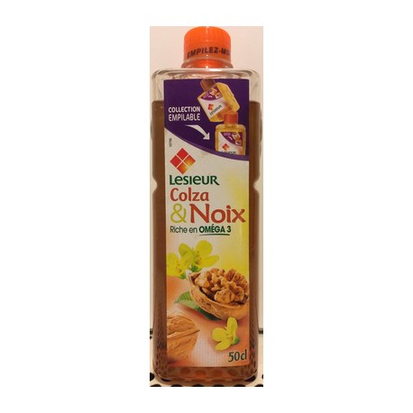 Bouteille 50Cl Huile Noix Colza Lesieur