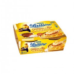 4X100G Gateau Riz La Laitiere