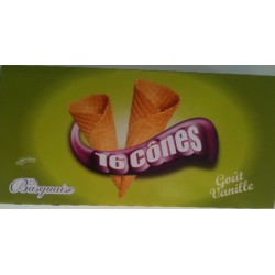 Basquaise 16Cones Vanille 180G