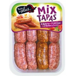 Mini Tapas A Griller Mixte X16 S/At 6Natures/6Herbes/4Chorizos