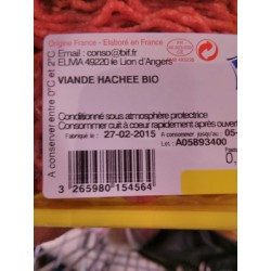 Tendre Plus Hache Bio 15% 350G