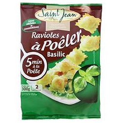 300G Ravioles A Poeler Basilic Saint Jean