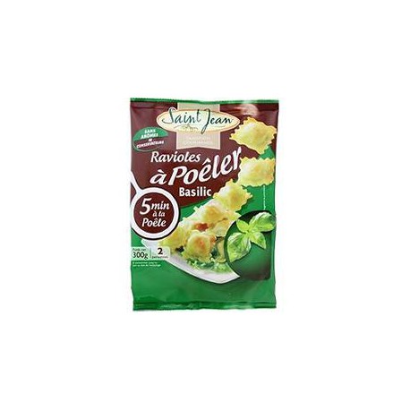 300G Ravioles A Poeler Basilic Saint Jean