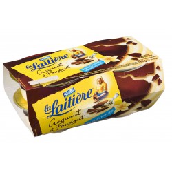 La Laitiere Craquant Et Fondant À La Vanille La Laitière 4X90G