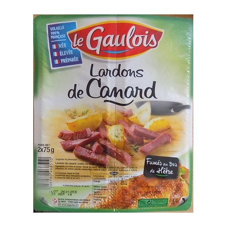 Legaulois Lardon Canardx2 150G