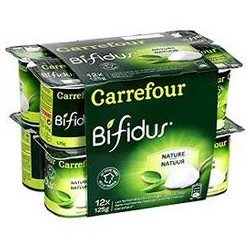 12X125G Bifidus Etuve Nat.Crf