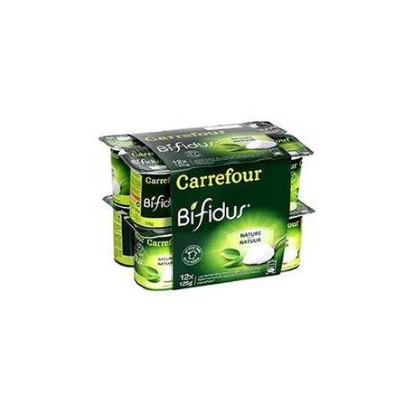 12X125G Bifidus Etuve Nat.Crf