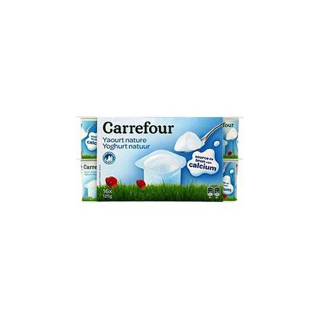 16X125G Yaourt Nature Crf