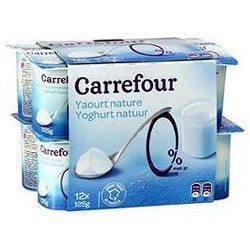 12X125G Yaourt Nature 0%Mg Crf