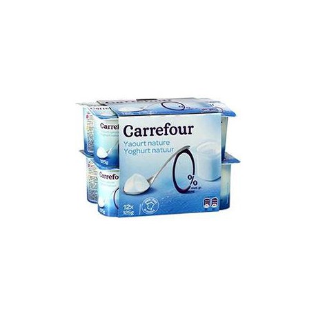 12X125G Yaourt Nature 0%Mg Crf