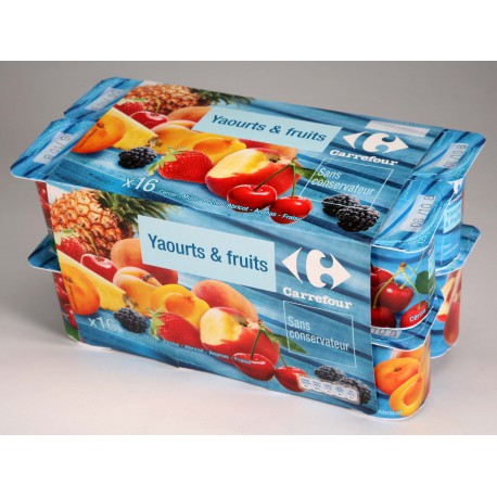 16X125G Yaourt Aux Fruits Crf