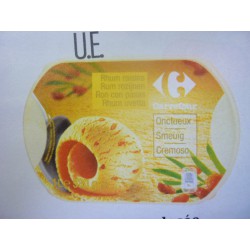 Crem.Glac Crf Rhum Raisin 500G