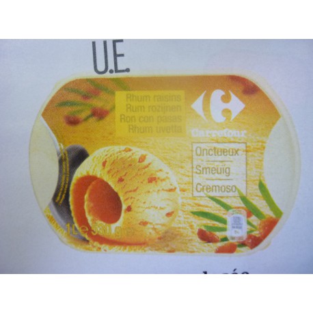 Crem.Glac Crf Rhum Raisin 500G