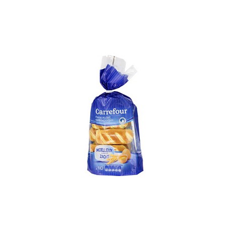 350G Pain Au Laitx10 Carrefour
