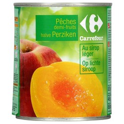 4/4 Peches Sirop Carrefour