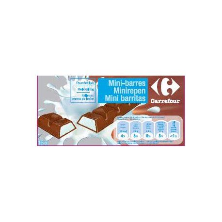 200G Mini Barres Choc.Lt Crf