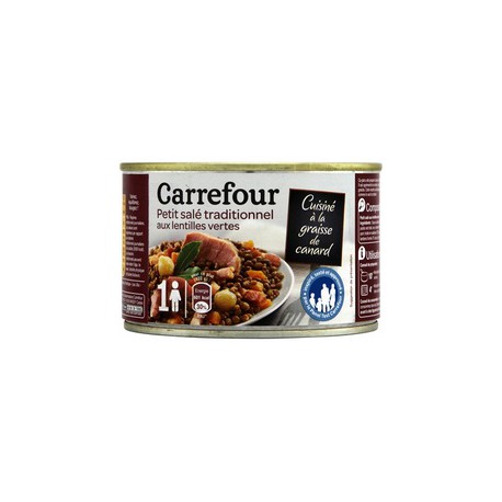 1/2 Pt Sale Lentille Verte Crf