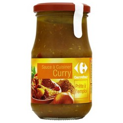 350G Sauce Au Curry Carrefour