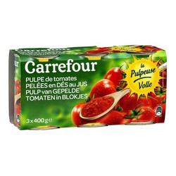 3X1/2 Pulpe Tomate Carrefour