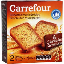 300G Biscotte Multi Cereal.Crf
