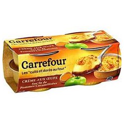 4X100G Crem.Oeuf Pom/Caram.Crf
