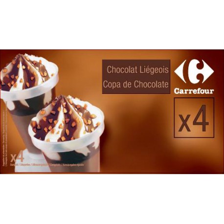 4 Chocolat Liegeois Crf 260G