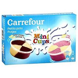 12 Petits Pots 6Va/Choc.6V/Frs