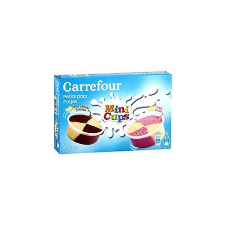 12 Petits Pots 6Va/Choc.6V/Frs