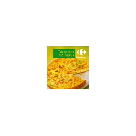 400G Tarte Poireaux Carrefour