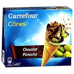 720Ml Cone Choc/Pistachex6 Crf