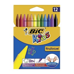 Bic 12 Craies Plastid. Rond