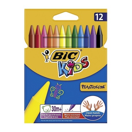 Bic 12 Craies Plastid. Rond