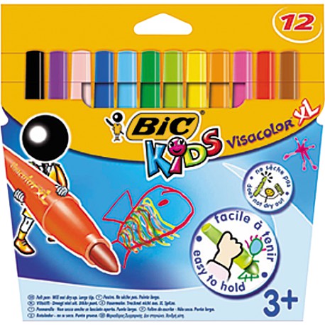 Bic 12 Feut.Color.Visacolor