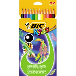 Poc.12 Crayons De Couleur Bic