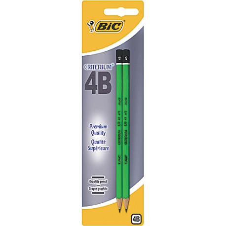 Bic 2 Cray.Graphite Criter 4B