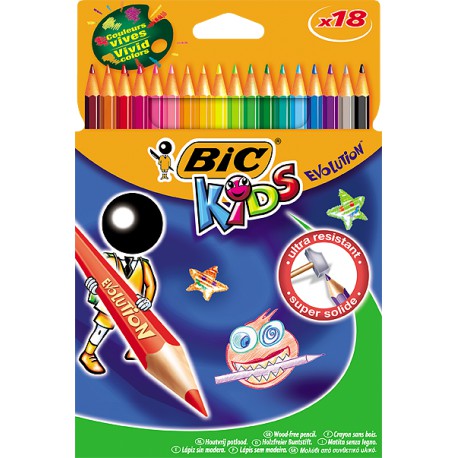 Kid Crayons Coul X18 En Resine
