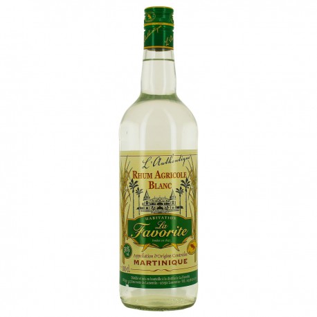 1L Rhum Blanc Agricole La Favorite 50°