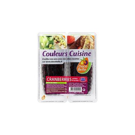 200G Cranberries Sechees Daco Bello