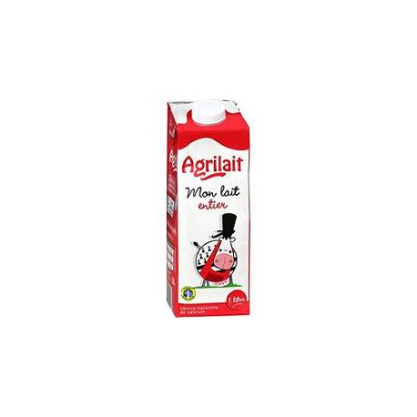 1L Lait Uht Entier Agrilait