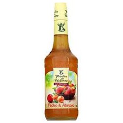 Bouteille 70Cl Sirop Peche/Abricot Valdonne