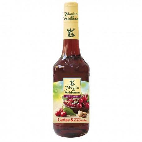 Bouteille 70Cl Sirop Cerise Douce D Amande Valdonne