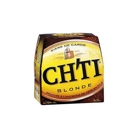 Chti Blonde Biere 6.4%V Pack 6X25Cl