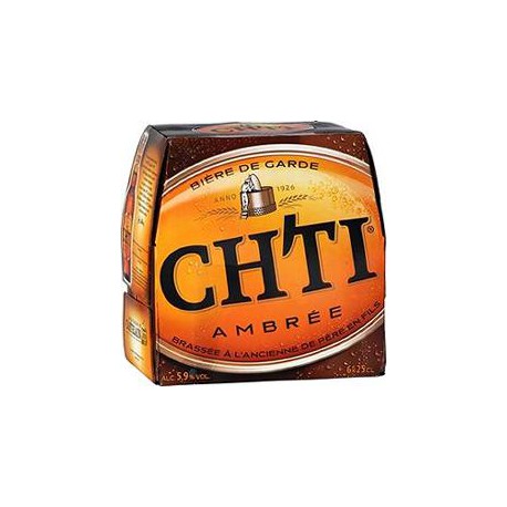 Ch`Ti Ambree Biere 5.9%V Bouteille 6X25Cl
