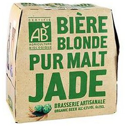 Pack Bouteille 6X25Cl Biere Bio Jade