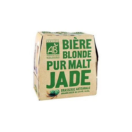 Pack Bouteille 6X25Cl Biere Bio Jade