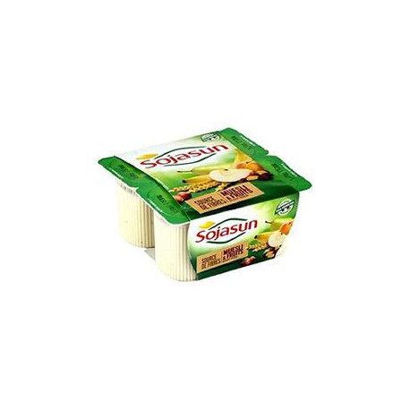 4X100G Sojasun Cereales/Fruit