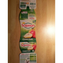 4X100G Pomme Poire Sojasun
