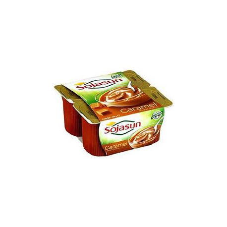 4X100G Sojasun Plaisir Caramel