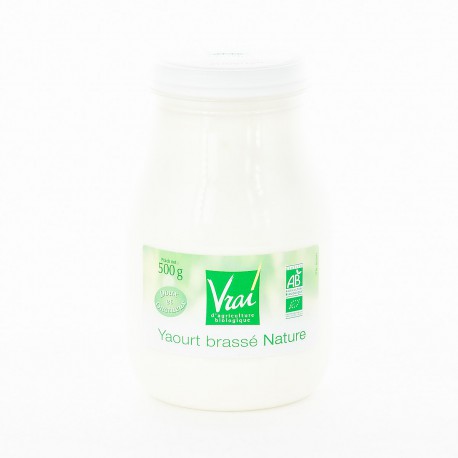 500G Yaourt Brasse Nature Vrai