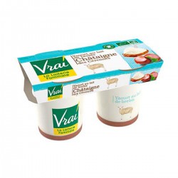 2X125G Yaourt Brebis Chataigne Vrai